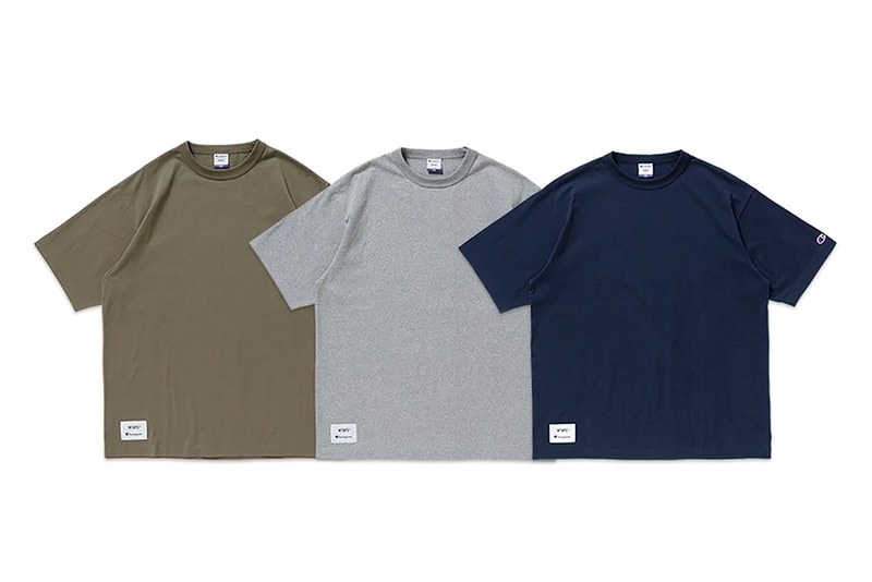 wtaps champion basics collection hoodies crewnecks tees long sleeve short sleeve reverse weave blanks academy release info store list buying guide price photos