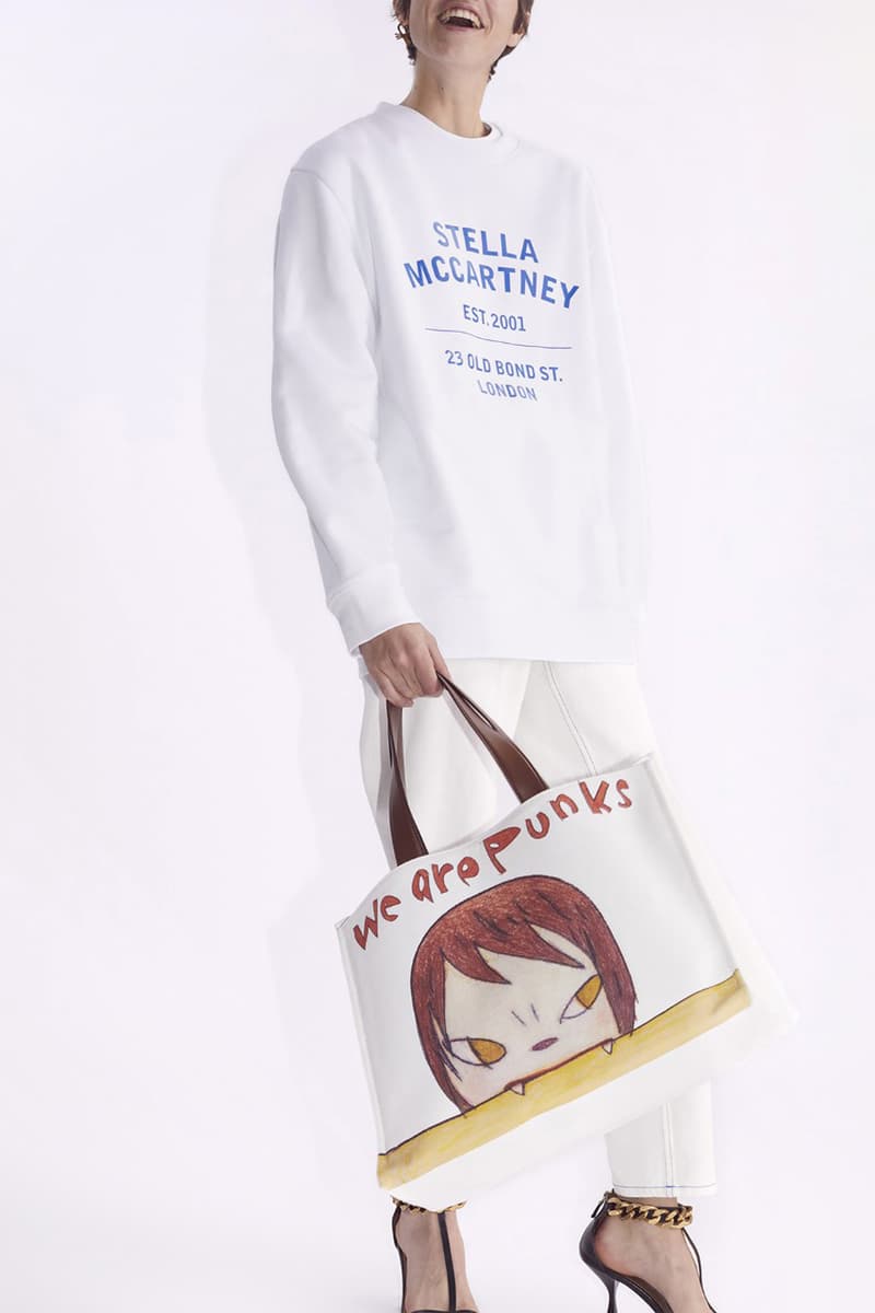 yoshitomo nara stella mccartney spring summer 2021 capsule collection apparel fashion style