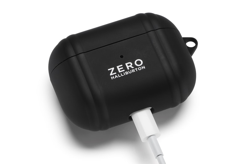 Zero Halliburton Aluminum AirPods Pro Case silver matte black polished ZH blue magsafe headphones case wireless info