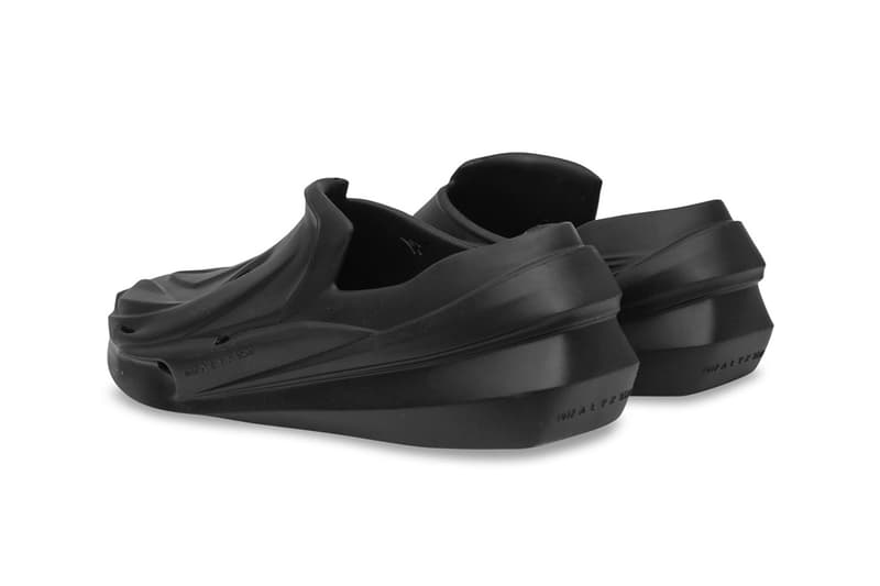 1017 ALYX 9SM Mono Slip Spring Summer 2021 SS21 Monopolymer Slip On Slipper Technical Singular EVA Foam Piece Tech Pre-Order Matthew M Williams Release Information FW21 Chrome Mirror Silver