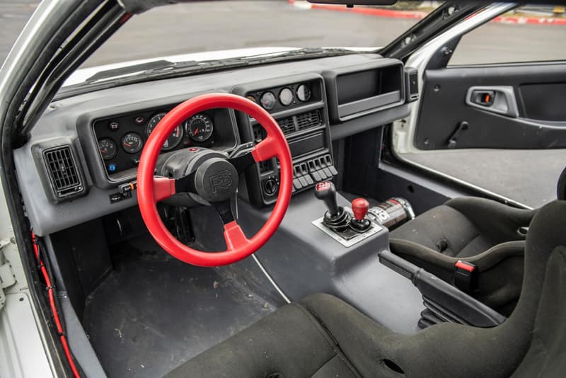 1986 Ford RS200 Evolution Bring a Trailer Auction For Sale Rare Expensive Vintage Homologation Group B Rally Car FIA turbocharged 2.1-liter inline-four Cosworth