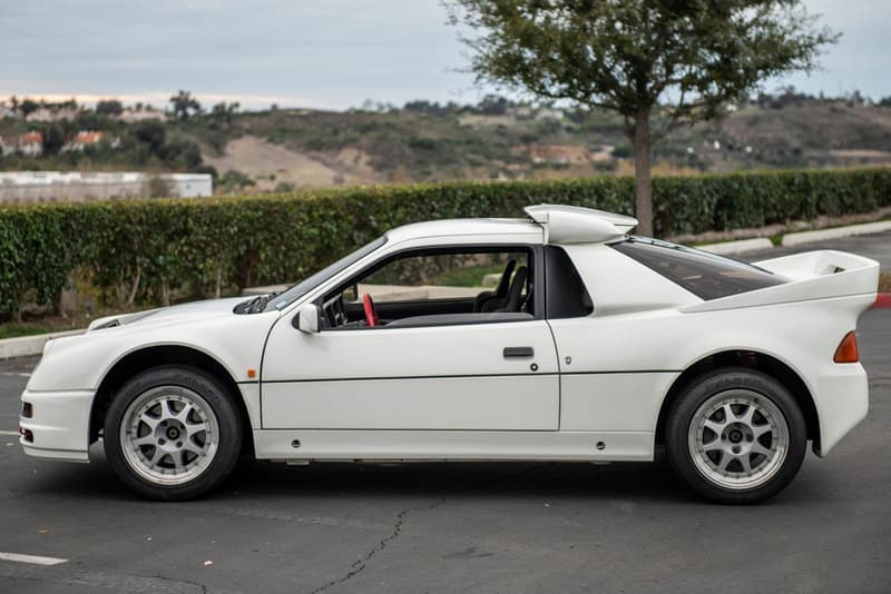1986 Ford RS200 Evolution Bring a Trailer Auction For Sale Rare Expensive Vintage Homologation Group B Rally Car FIA turbocharged 2.1-liter inline-four Cosworth
