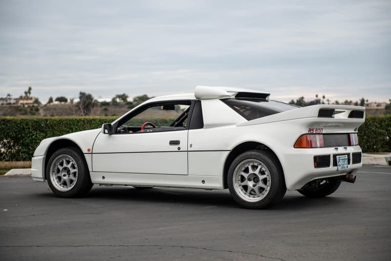 1986 Ford RS200 Evolution Bring a Trailer Auction For Sale Rare Expensive Vintage Homologation Group B Rally Car FIA turbocharged 2.1-liter inline-four Cosworth
