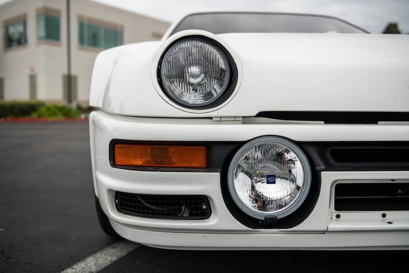 1986 Ford RS200 Evolution Bring a Trailer Auction For Sale Rare Expensive Vintage Homologation Group B Rally Car FIA turbocharged 2.1-liter inline-four Cosworth