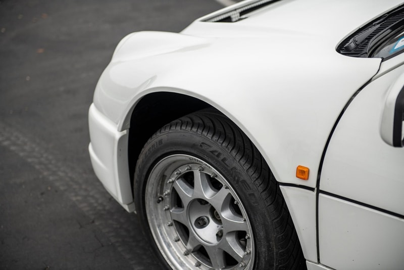 1986 Ford RS200 Evolution Bring a Trailer Auction For Sale Rare Expensive Vintage Homologation Group B Rally Car FIA turbocharged 2.1-liter inline-four Cosworth