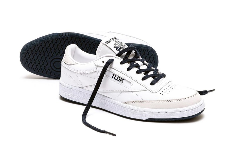 1LDK x Reebok Club C 85 Sneaker Collab Release Date april 3 2021 japan boutique store web site logo colorway drop buy info white navy classic jp price jpy 