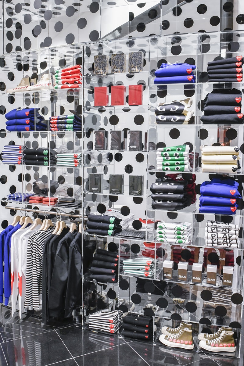 COMME des GARÇONS POCKET Store at Bloomingdale's play cdg buy store merch inside shop website price chuck taylor converse 70