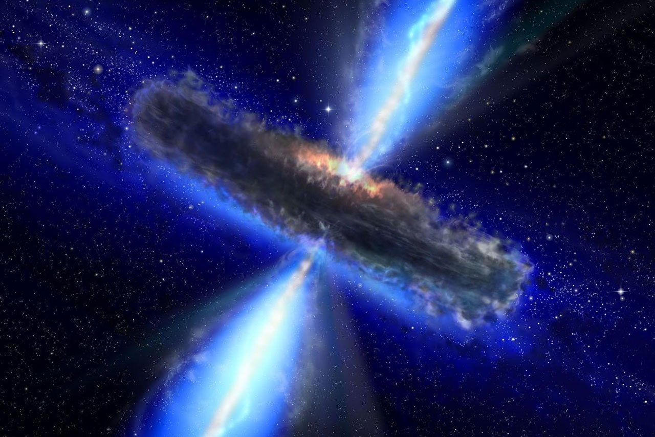 Scientists Discover Most Distant Space Blast supermassive black hole space bright object quasar