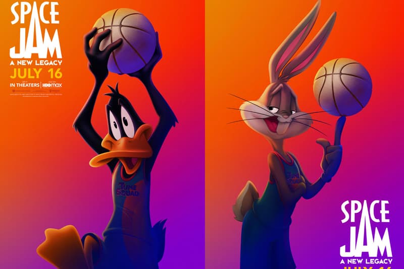 Warner Bros. Teases New Space Jam Character Posters bugs bunny lebron james daffy duck looney tunes a new legacy