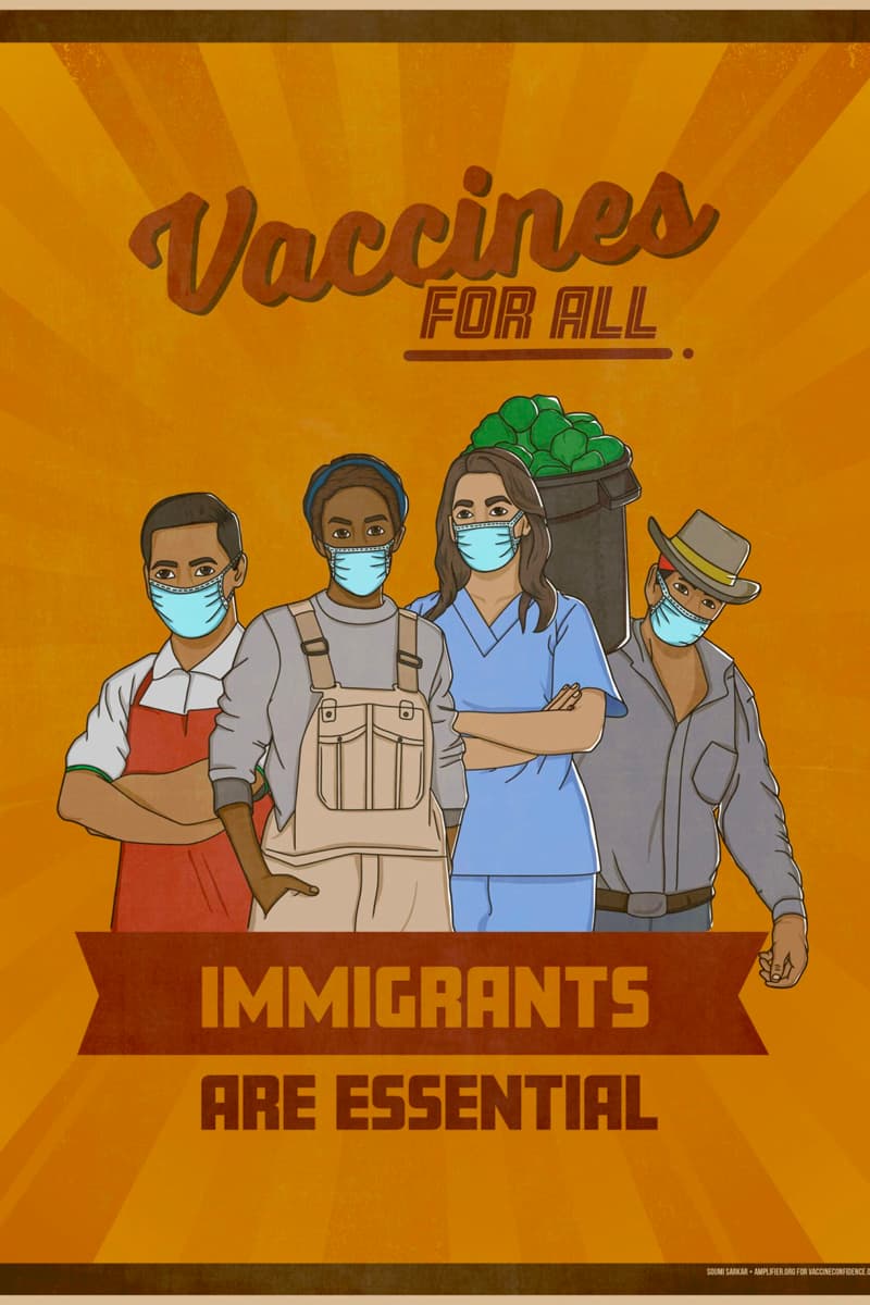 Design Lab Amplifier Launches Contest for Pro-Vaccine Artworks covid-19 pandemic global call