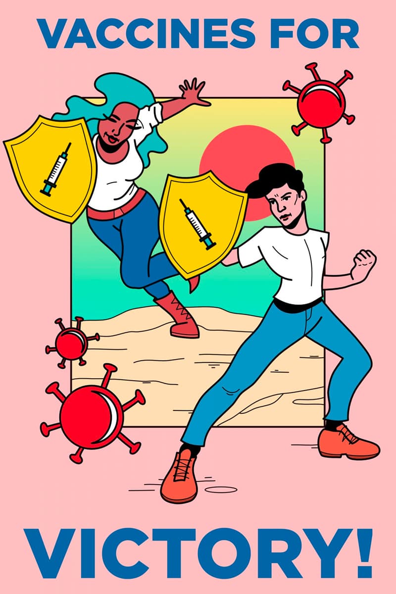 Design Lab Amplifier Launches Contest for Pro-Vaccine Artworks covid-19 pandemic global call