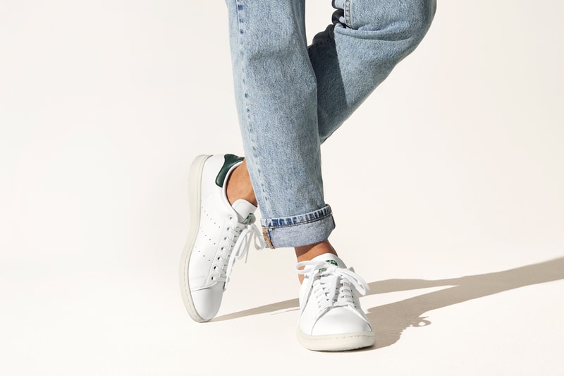 adidas plastic waste recycled stansmith sneaker white shoe iconic primegreen sustainability  