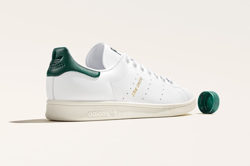 adidas plastic waste recycled stansmith sneaker white shoe iconic primegreen sustainability  