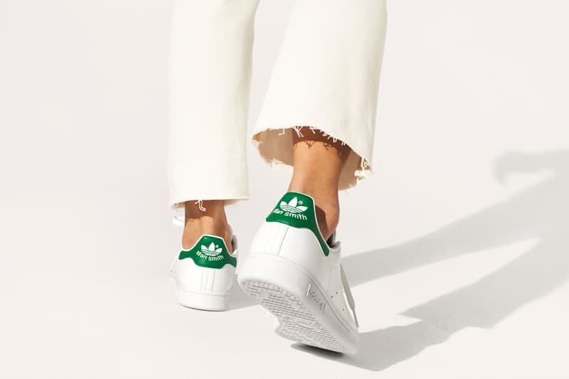 adidas plastic waste recycled stansmith sneaker white shoe iconic primegreen sustainability  