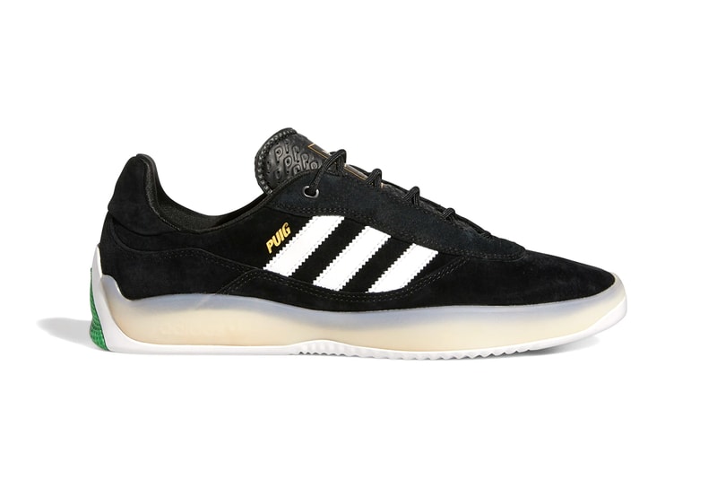adidas puig core black cloud white vivid green FY7772 release info store list buying guide photos price lucas