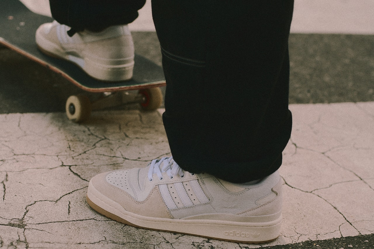 adidas Skateboarding Forum 84 ADV Hero Colorways Heitor da Silva Skate Basketball Classic Model Sneaker Release Information Drop Date Closer First Look Jacques Chassaing Chalk White Black Gum Sole Unit Outsole