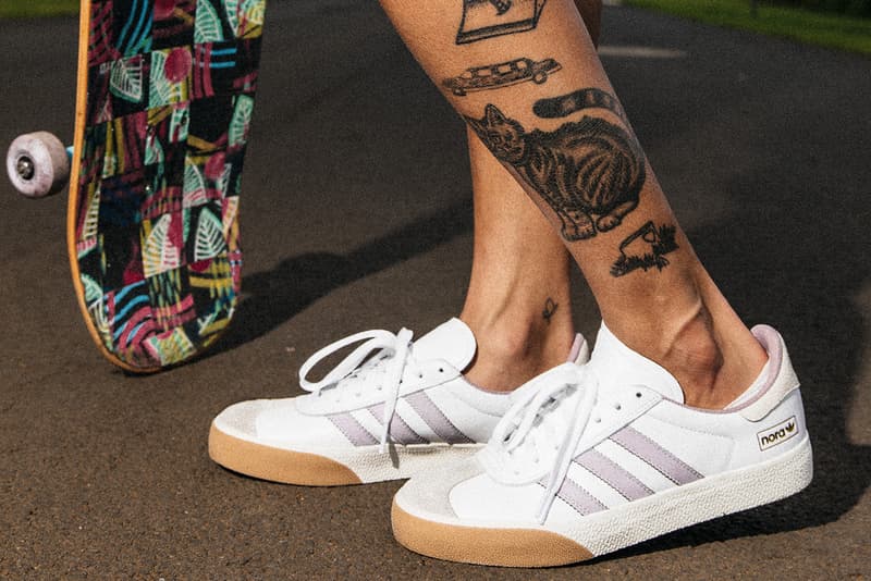 Nora Vasconcellos adidas Skateboarding Gazelle ADV Maité Steenhoudt Samba ADV Originals Skate Skaters Girls Pro Riders Suede OG Shoes Footwear Release Information Drop Date Closer First Look Buy Online Cop