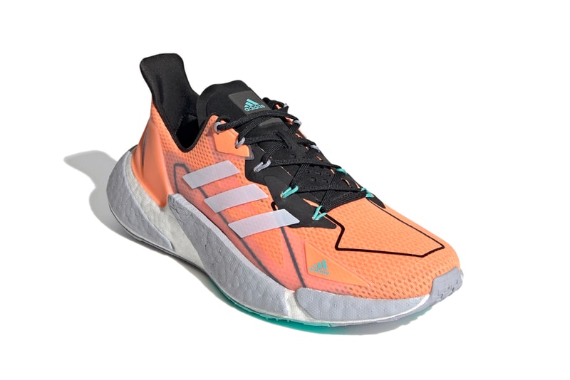 adidas X9000L4 HEAT.DRY Running Shoes FY1209 Screaming Orange / Dash Grey / Core Black Release Information Nylon Mesh Upper Drop Date Info Sneakers Footwear Marathon Shoes Three Stripes BOOST