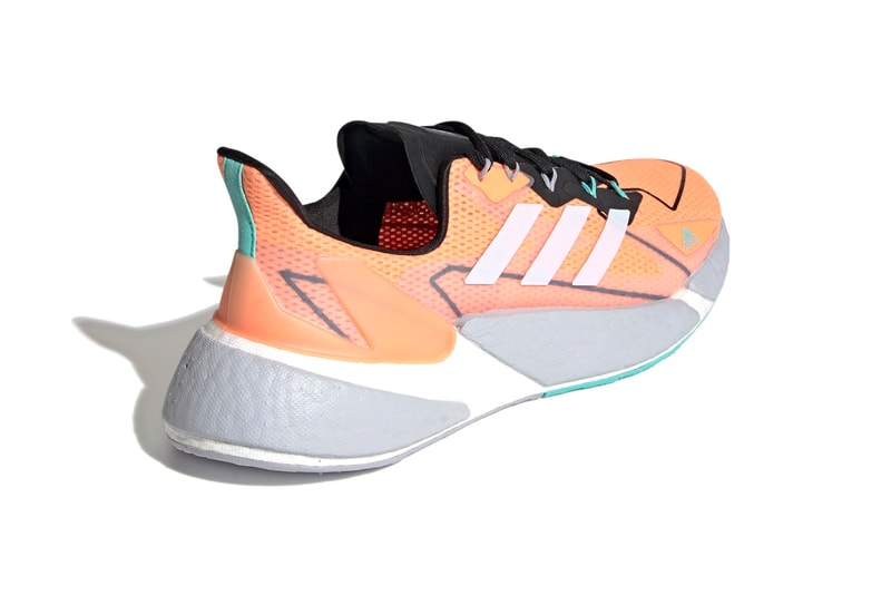 adidas X9000L4 HEAT.DRY Running Shoes FY1209 Screaming Orange / Dash Grey / Core Black Release Information Nylon Mesh Upper Drop Date Info Sneakers Footwear Marathon Shoes Three Stripes BOOST