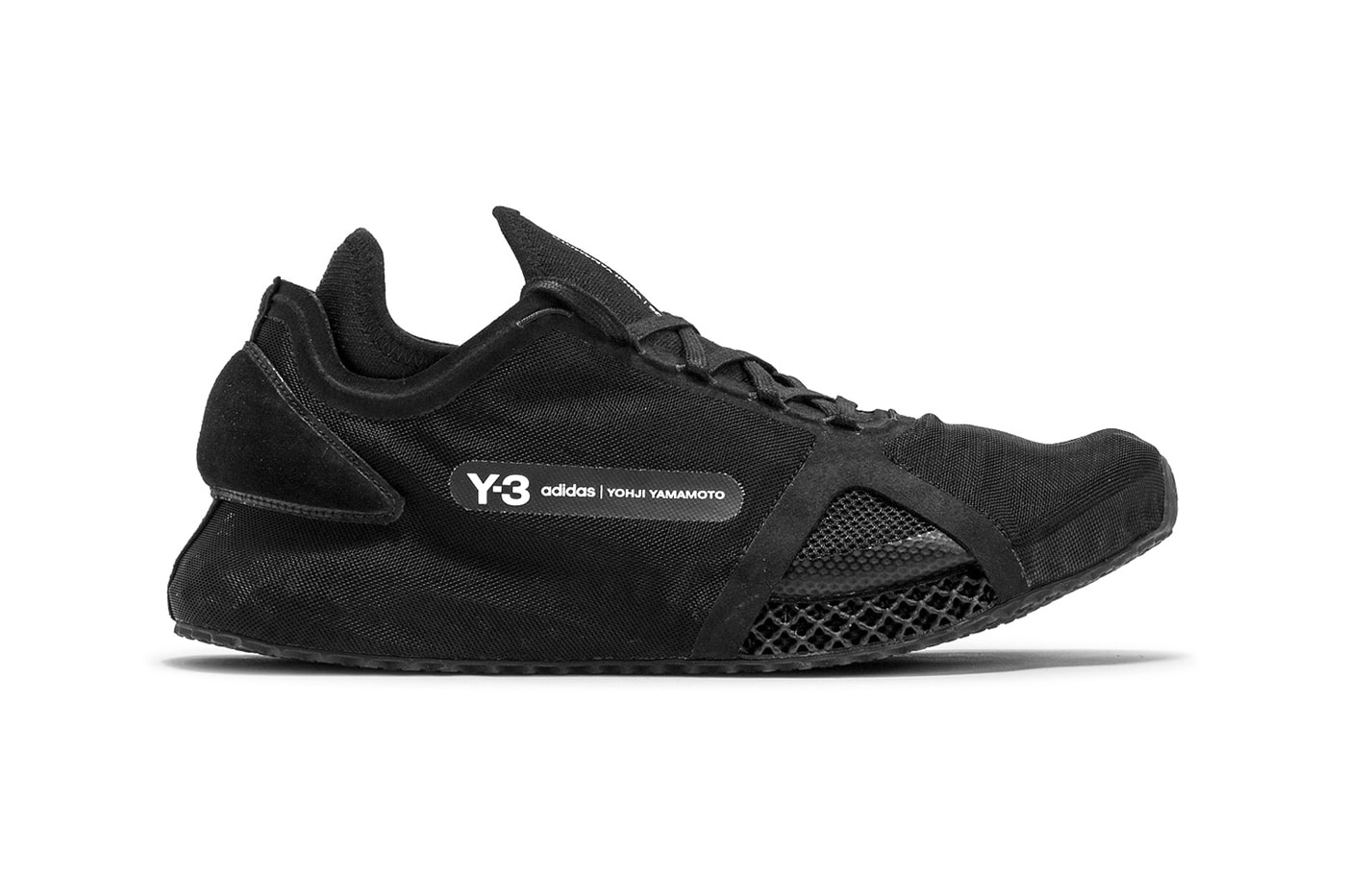 y 3 runner 4d io black menswear streetwear spring summer 2021 ss21 collection shoes trainers runners release