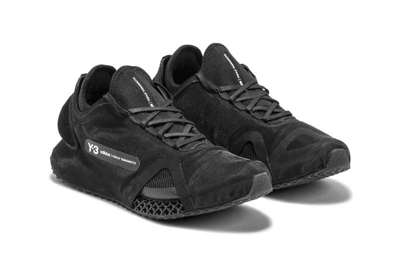 y 3 runner 4d io black menswear streetwear spring summer 2021 ss21 collection shoes trainers runners release