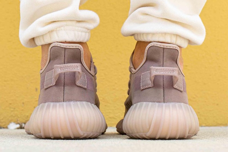 kanye west adidas yeezy boost 350 v2 mono mist brown on foot look official release date info photos price store list buying guide