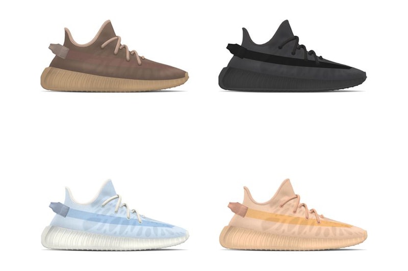 kanye west adidas yeezy boost 350 v2 mono pack mist cinder ice clay official release date info photos price store list buying guide
