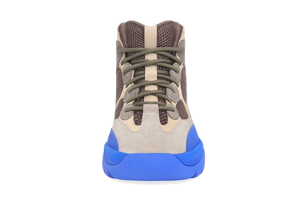 yeezy desert boot taupe blue release date info store list buying guide photos price kanye west