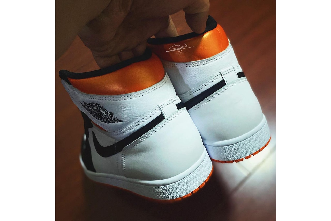 air michael jordan brand 1 electro orange black white 555088 180 summer 2021 official release date info photos price store list buying guide