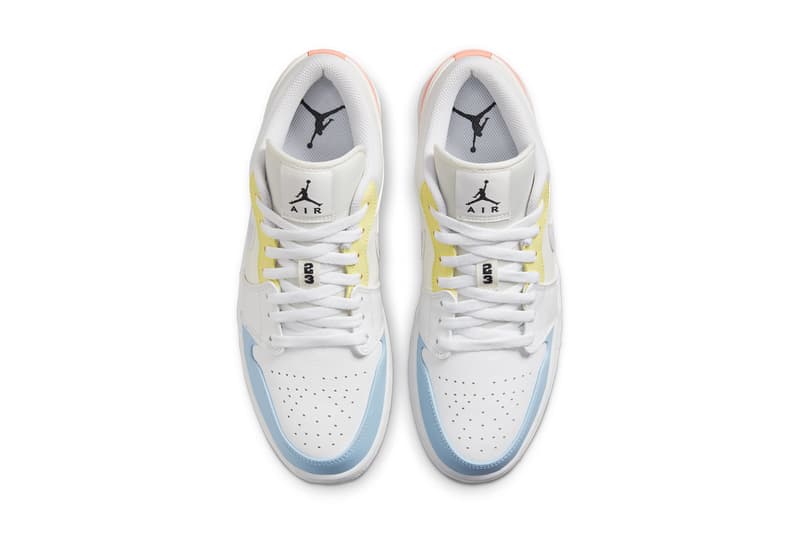 air michael jordan brand 1 high zoom cmft low to my first coach collection DJ6909 DJ6910 100 sail white citron summit blue pink yellow official release date info photos price store list buying guide