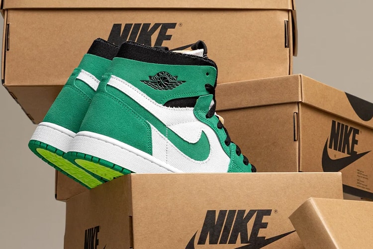 Classic Colorblocking Meets Updated Materials on the Air Jordan 1 High Zoom CMFT "Stadium Green"