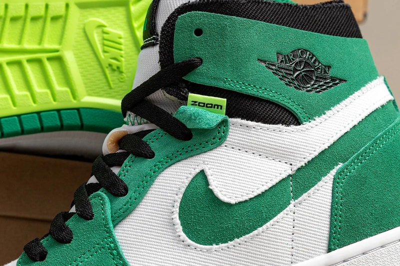 air michael jordan brand 1 high zoom cmft stadium green black white ghost CT0978 300 official release date info photos price store list buying guide