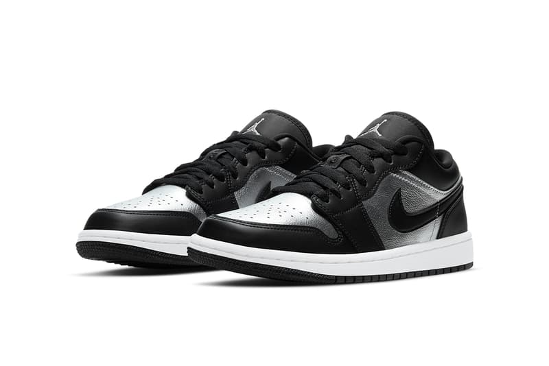 Air Jordan 1 Low Black Silver Da5551 001 Release Date Hypebeast