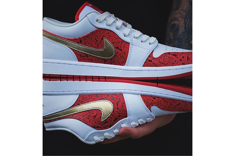 Air Jordan 1 Low Spades Detailed Photos Hypebeast Air Jordan 1 Low Spades Detailed Photos Hypebeast