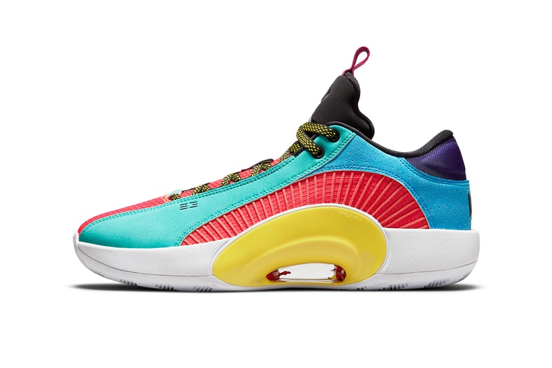 air michael jordan brand 35 low reflexology dj2831 300 blue red pink orange purple yellow black white multicolor official release date info photos price store list buying guide