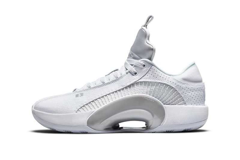 Air Jordan 35 Low White Metallic Silver Release Info Hypebeast Air Jordan 35 Low White Metallic Silver Release Info Hypebeast