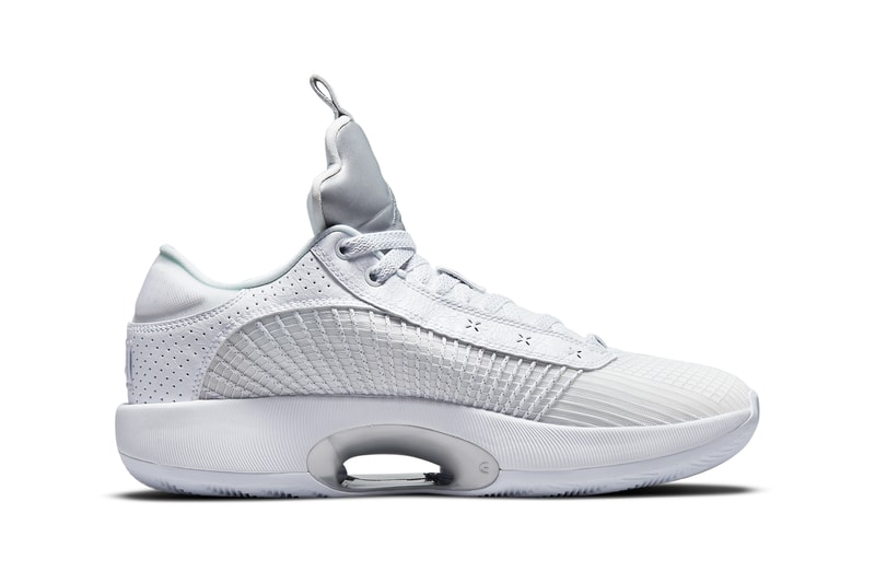 air michael jordan brand 35 low white metallic silver black CW2459 100 official release date info photos price store list buying guide