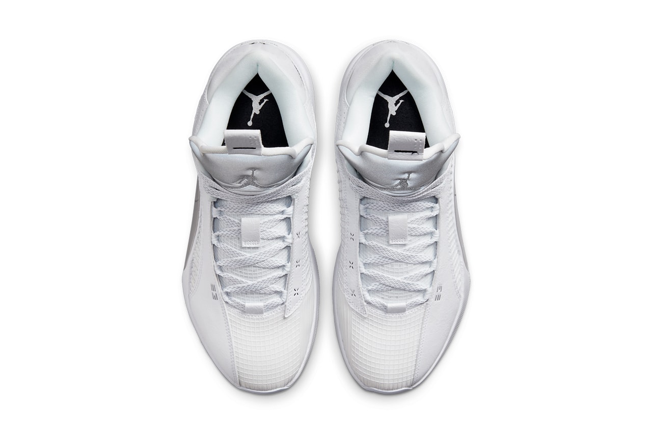 air michael jordan brand 35 low white metallic silver black CW2459 100 official release date info photos price store list buying guide