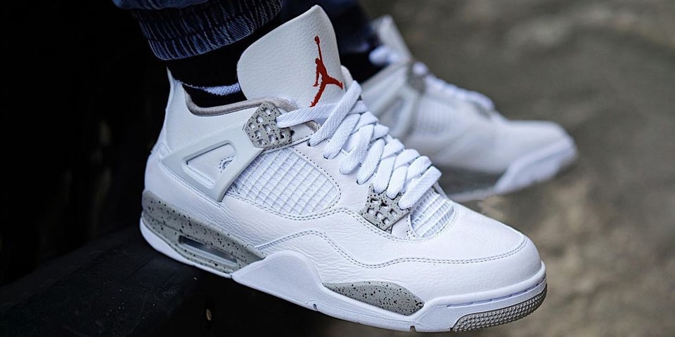 Jordans retro 4 white Clearance