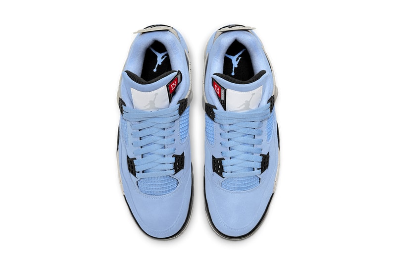 air jordan 4 university blue tech grey white black CT8527-400 release date info store list buying guide photos price 