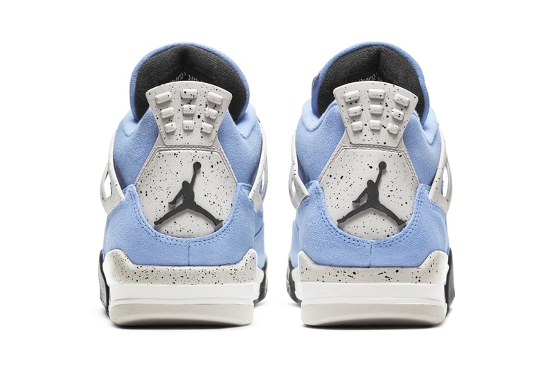 air jordan 4 university blue tech grey white black CT8527-400 release date info store list buying guide photos price 