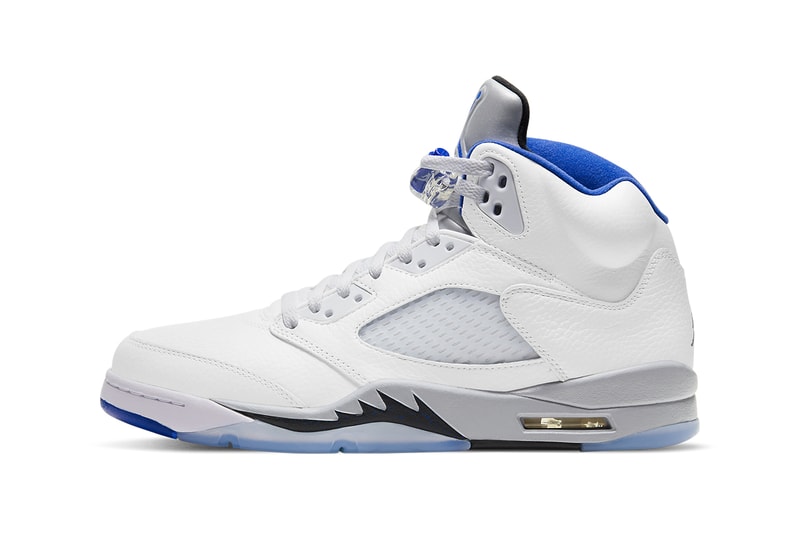 air jordan 5 white stealth blue black hyper royal  2 DD0587 140 release date store list info buying guide price photos 