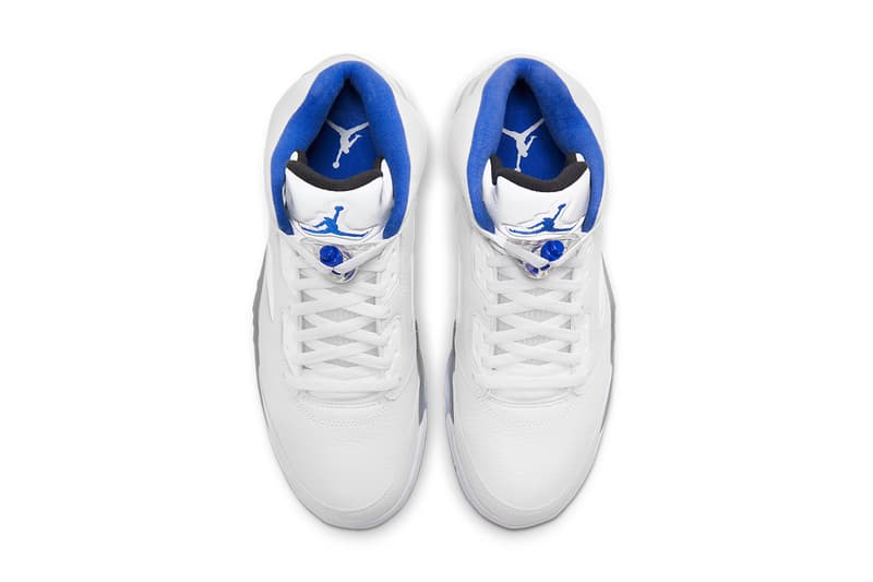 air jordan 5 white stealth blue black hyper royal  2 DD0587 140 release date store list info buying guide price photos 