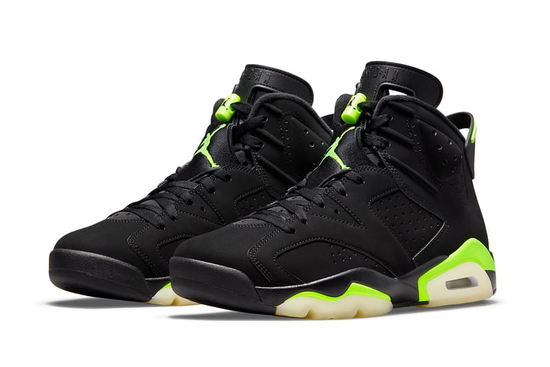 black and green jordan 6 release date