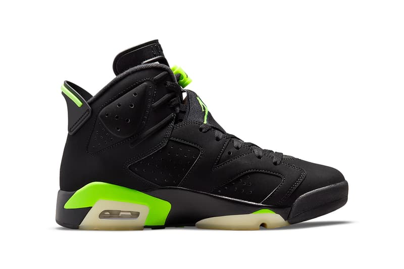 air jordan 6 electric green black CT8529 003 release date info store list buying guide price photos jumpman oregon ducks pe 