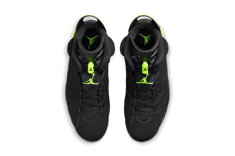 air jordan 6 electric green black CT8529 003 release date info store list buying guide price photos jumpman oregon ducks pe 