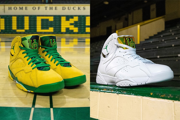 Oregon Ducks Basketball Teams Reveal New Air Jordan 7 PEs
