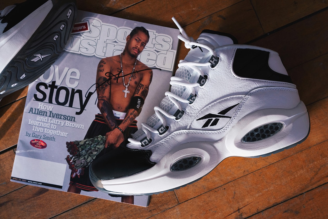 allen iverson reebok question mid why not us black footwear white GX5260 2001 nba all star game mvp interview conversation official release date info photos price store list buying guide