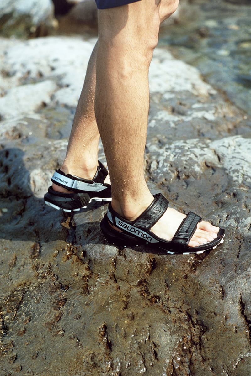 salomon and wander SS21 Collaboration Release information footwear hiking sandals trail shoes Japanese French outerwear 