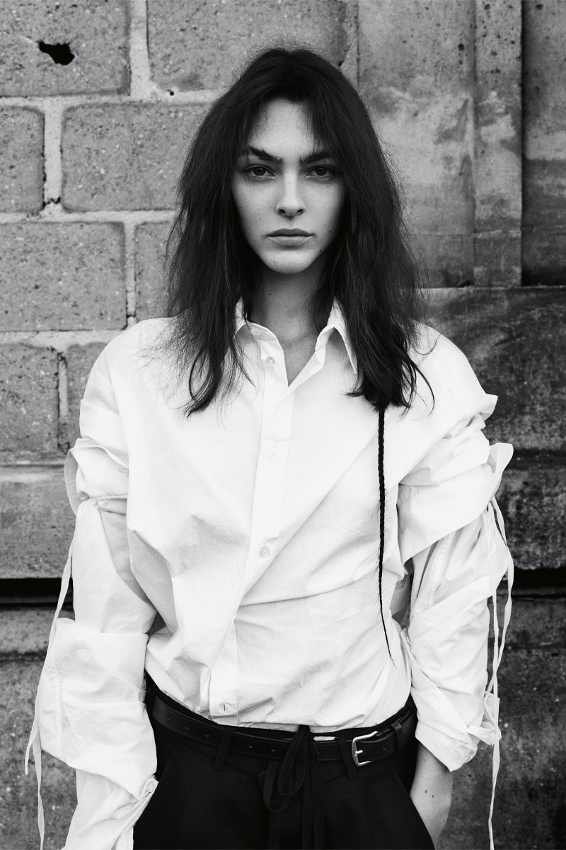 Ann Demeulemeester Fall Winter 2021 Lookbook Collection Paris Fashion Week Menswear Womenswear Androgyny Black and White Fashion